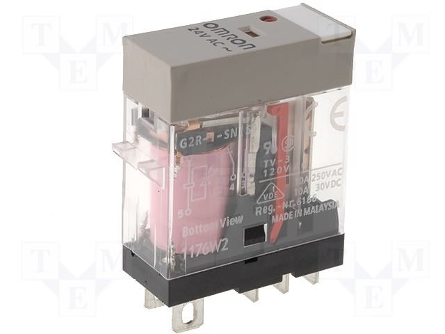 Реле электромагн. миниатюрные,OMRON,G2R-1-S 24VAC (S)
