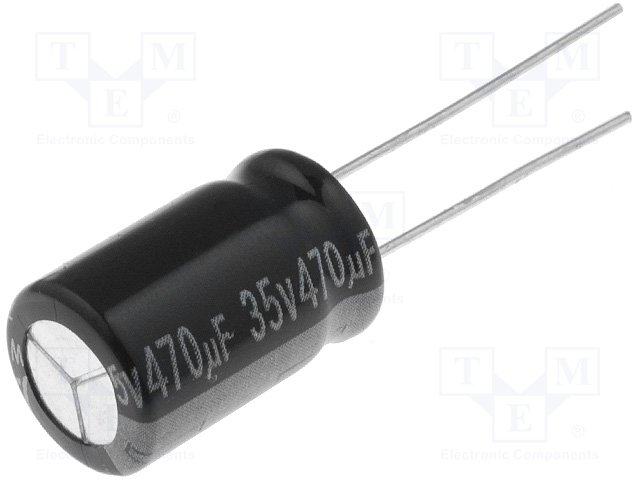 Конденсаторы электролитические THT 105°C,AISHI,CE-470/35PHT-Y
