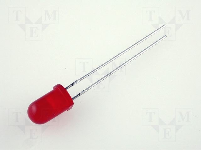 Светодиоды THT 5мм,KINGBRIGHT ELECTRONIC,L-53SRD-C