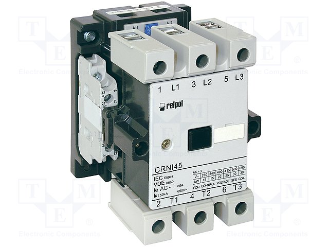 Контакторы - главные модули,RELPOL,CRNI45-30-22-A024