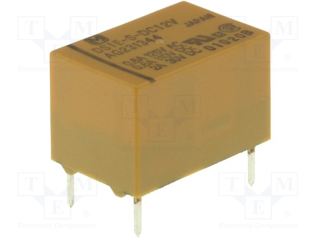 Реле электромагн. миниатюрные,PANASONIC,DS1E-S-DC12V