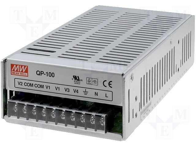 Блоки питания импульсные промышленные,MEAN WELL,QP-100-3B