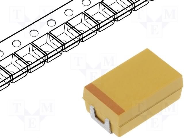 Конденсаторы танталовые SMD,AVX,TAJD107M016RNJ