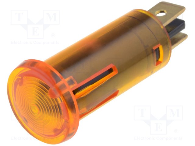 Контрольные неоновые лампочки,WL-01-O-12VDC