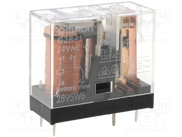 Реле электромагн. миниатюрные,OMRON,G2R-1 24VAC