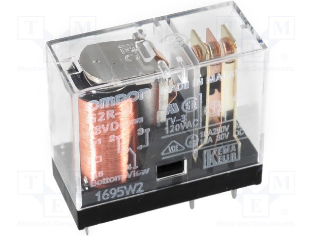 Реле электромагн. миниатюрные,OMRON,G2R-1 48VDC