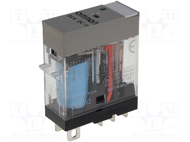 Реле электромагн. миниатюрные,OMRON,G2R-1-SN 24VDC (S)