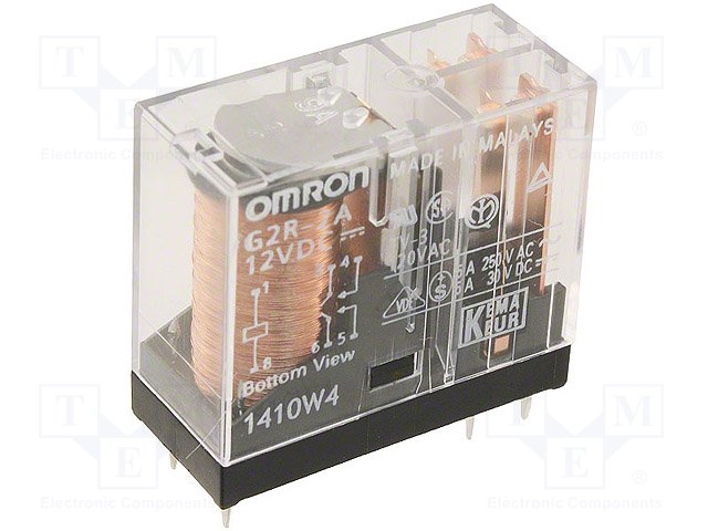Реле электромагн. миниатюрные,OMRON,G2R-2A 9VDC