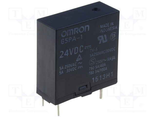 Реле электромагн. миниатюрные,OMRON,G5PA-1 24VDC