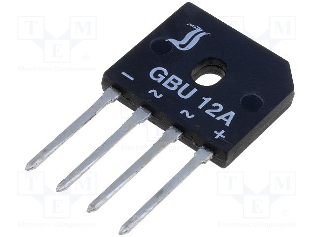 Однофазные мосты диодные плоские,DIOTEC SEMICONDUCTOR,GBU12A