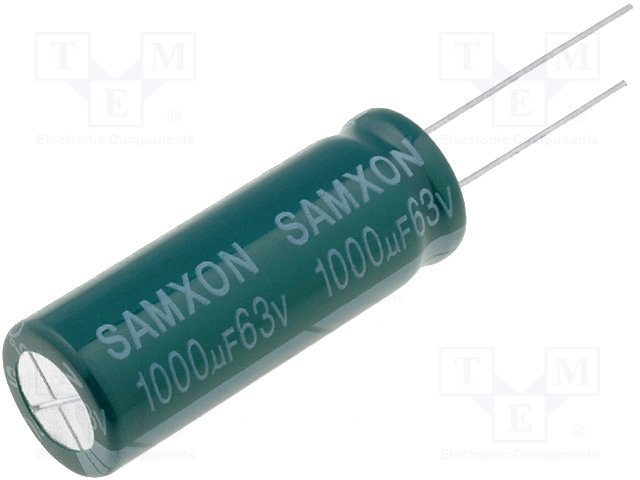 Конденсаторы электр. THT низкоимпендан.,SAMXON,GF 1000U/63V