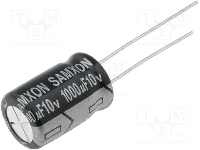 Конденсаторы электр. THT низкоимпендан.,SAMXON,GT 1000U/10V