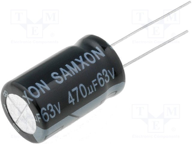Конденсаторы электролитические THT 105°C,SAMXON,KM 470U/63V