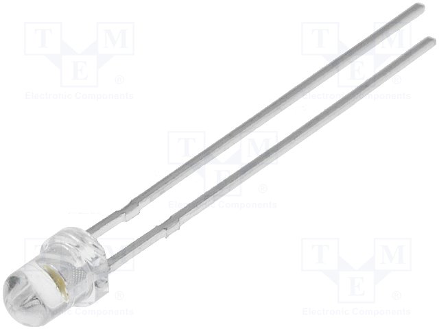 Светодиоды THT 3мм,LUCKY LIGHT,LL-304WC4B-W6-3PD