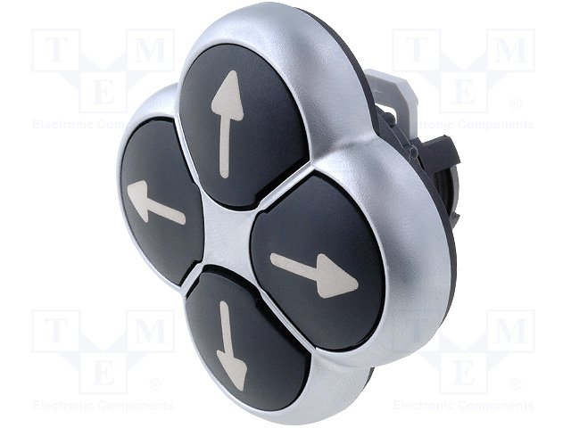 Переключатели панельные стандартные 22мм,EATON ELECTRIC,M22-D4-S-X7