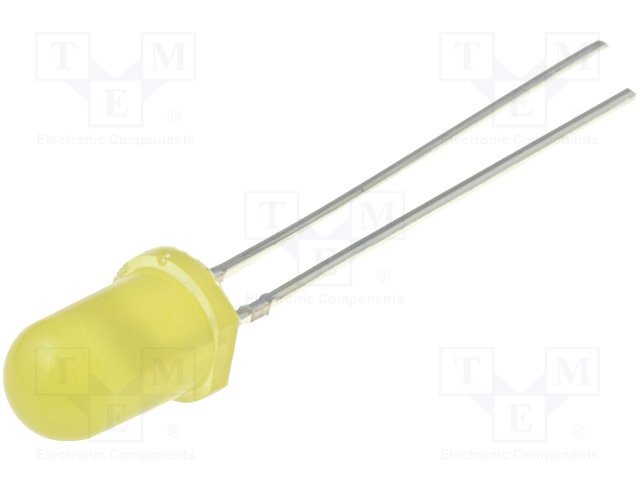 Светодиоды THT 5мм,OPTOSUPPLY,OSY5LU5B64A-12V