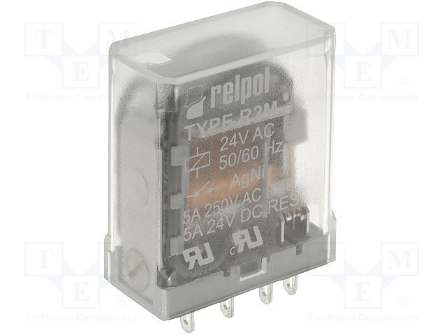 Реле электромагн. промышленные,RELPOL,R2M-2012-23-5024