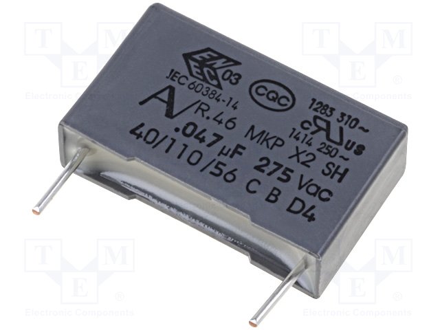 Конденсаторы полипропиленовые X2/Y2,KEMET,R46KI24700001K