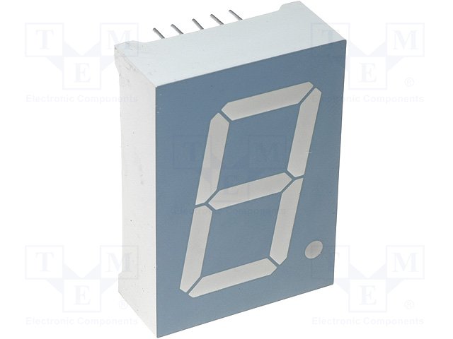 Дисплеи СИД одинарные,KINGBRIGHT ELECTRONIC,SA10-21PBWA