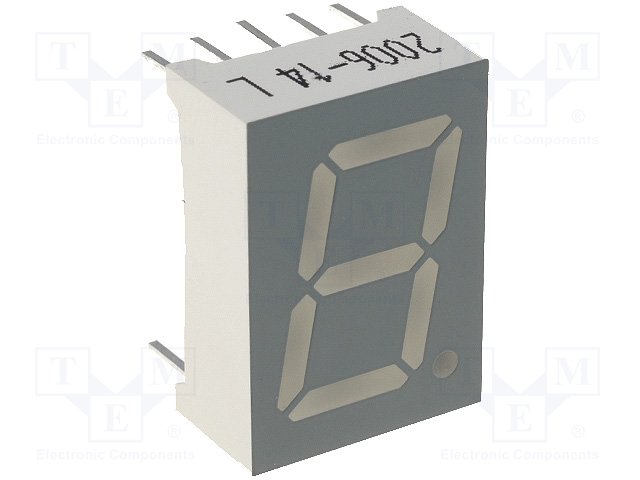 Дисплеи СИД одинарные,KINGBRIGHT ELECTRONIC,SA52-11LSRWA