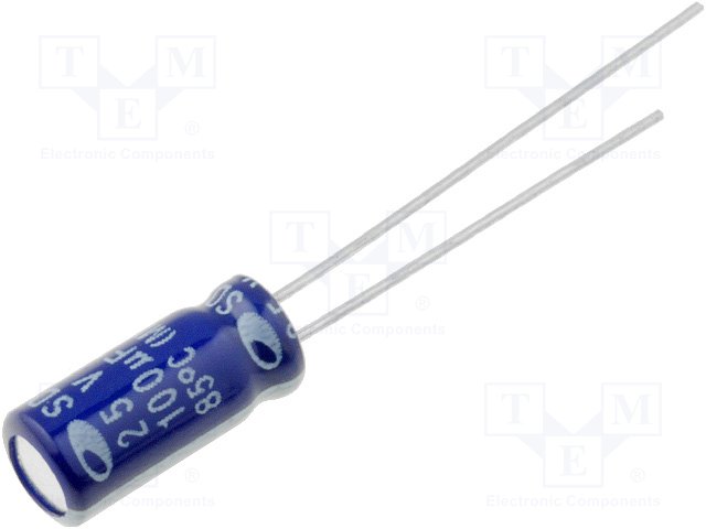Конденсаторы электролитические THT 85°C,SAMWHA,SD1E107M05011PC
