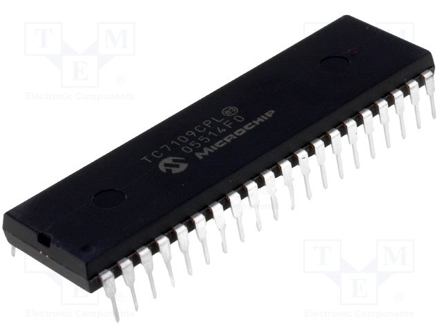 Преобразователи A/D - интегральные схемы,MICROCHIP TECHNOLOGY,TC7109CPL