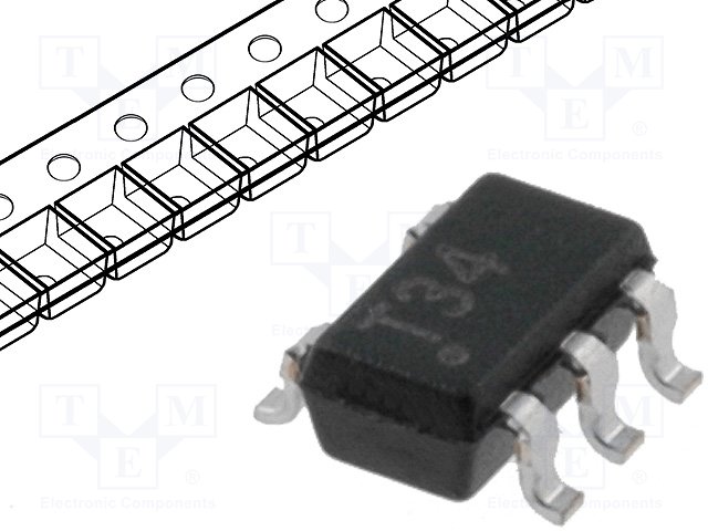Стабилизаторы напряжения нерегулир. LDO,TEXAS INSTRUMENTS,TPS73133DBVT