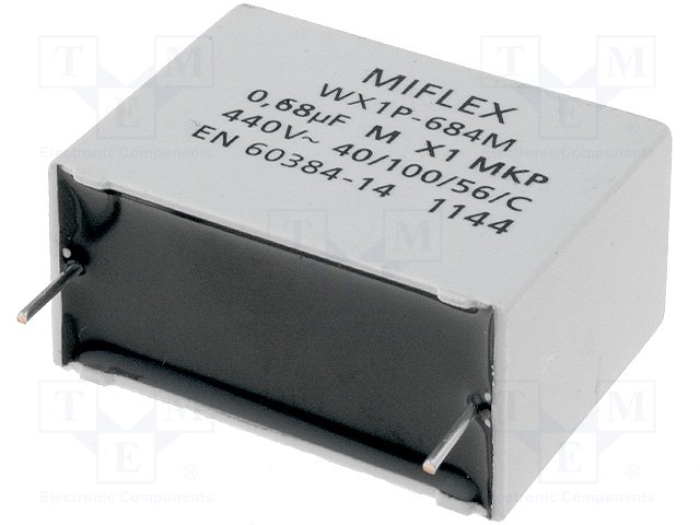 Полипропиленовые конденсаторы X1,MIFLEX,J34FV468MA