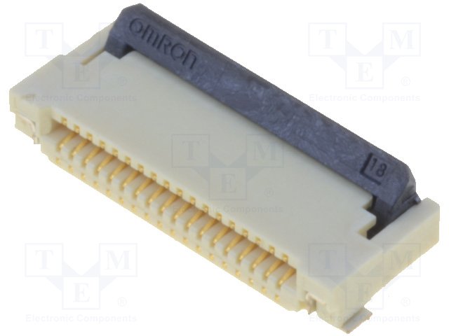 Разъeмы FFC/FPC растр 0,5мм,OMRON,XF2M18151AR100
