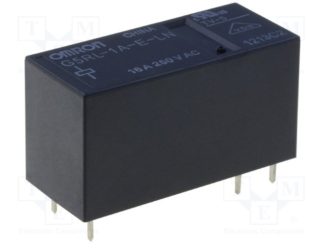 Реле электромагн. миниатюрные,OMRON,G5RL-1A-E-LN 5VDC