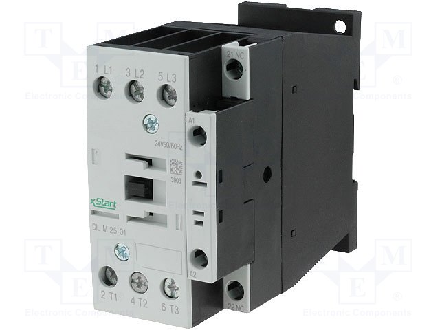 Контакторы - главные модули,EATON ELECTRIC,DILM25-01(24V50/60HZ)