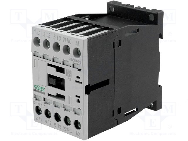 Контакторы - главные модули,EATON ELECTRIC,DILM7-01(24V50/60HZ)