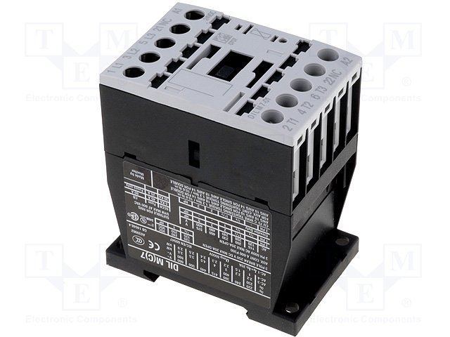 Контакторы - главные модули,EATON ELECTRIC,DILM7-01(24VDC)