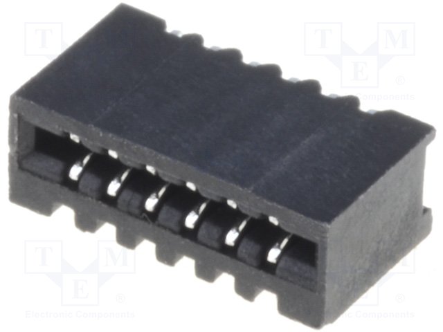 Разъeмы FFC/FPC растр 1,00мм,CONNFLY,DS1020-06-06BT1
