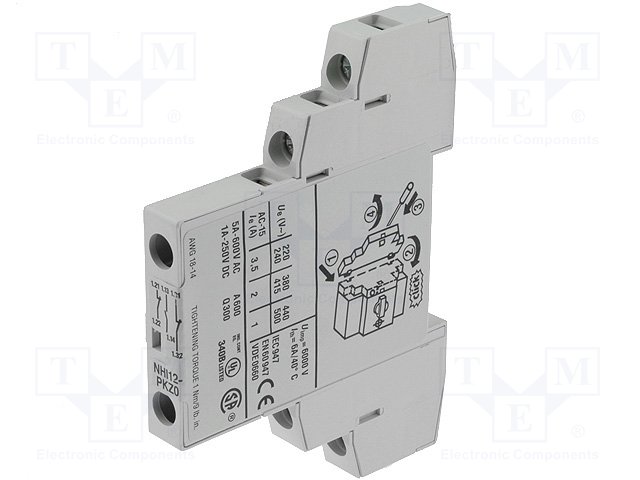 Контакторы - дополнительное оборудование,EATON ELECTRIC,NHI12-PKZ0
