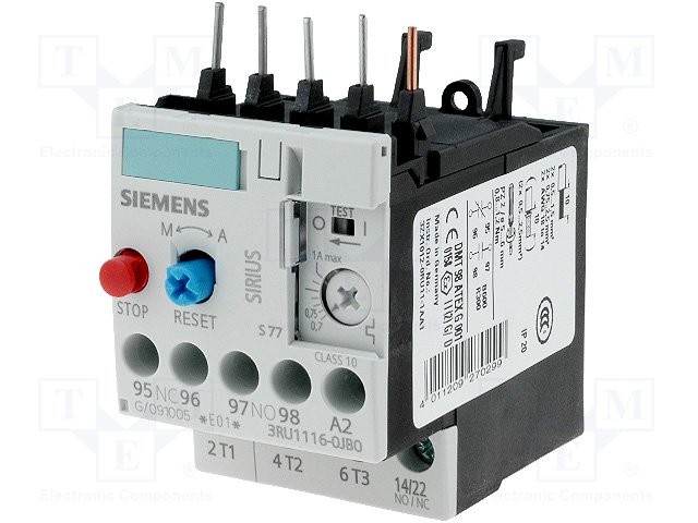 Контакторы - дополнительное оборудование,SIEMENS,3RU1116-0JB0