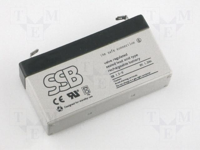 Аккумуляторы кислотные,SSB,SB1.3-6